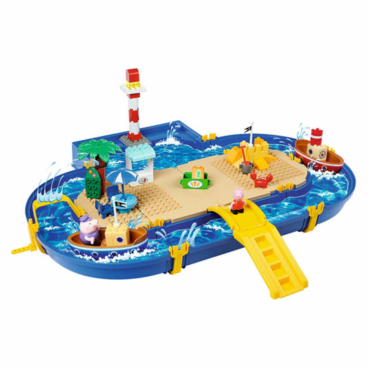 BIG Waterplay Peppa Pig Holiday Wasserbahn, Wasserspielzeug, Wasser Bahn, Wutz, 800055140