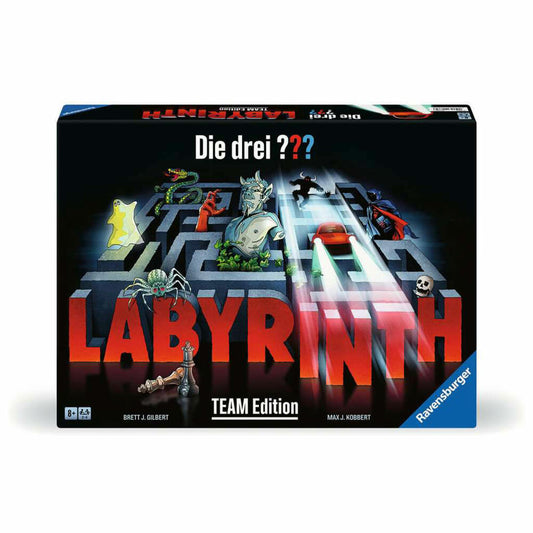 Ravensburger The Three ??? Labyrinth - Team Edition, parlor game, board game, 22685