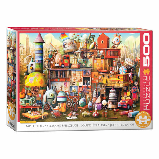 Eurographics Puzzle Misfit Toys - Ray Powers, 500 Teile, 68 x 48 cm, 6500-5909