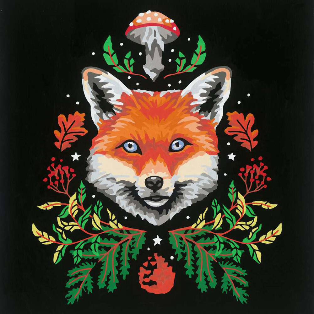 Ravensburger CreArt Pixie Cold: Fox, Paint by Numbers, Painting Set, Coloring Page, Painting, 23511