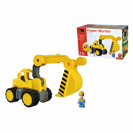 BIG Power Worker Midi Bagger, Sandspielzeug, Kinderspielzeug, Kinder, Spielzeug, 800054835