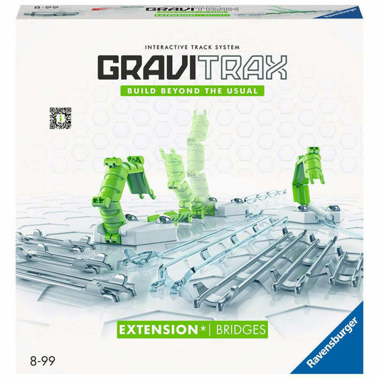 Ravensburger GraviTrax Extension Bridges, Erweiterung, Interaktives Kugelbahnsystem, Kugelbahn, Zubehör, 22423