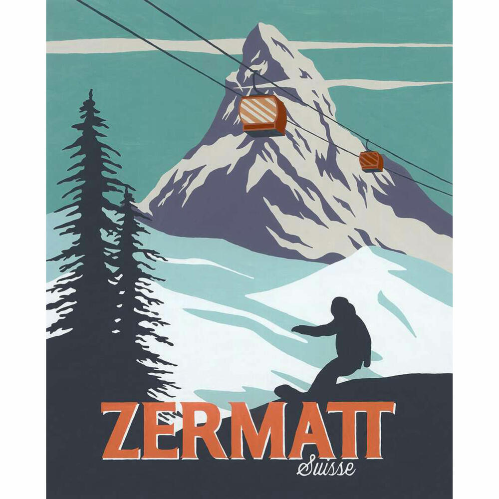 Ravensburger CreArt Zermatt, Malen nach Zahlen, Malset, Malvorlage, Malen, 23500