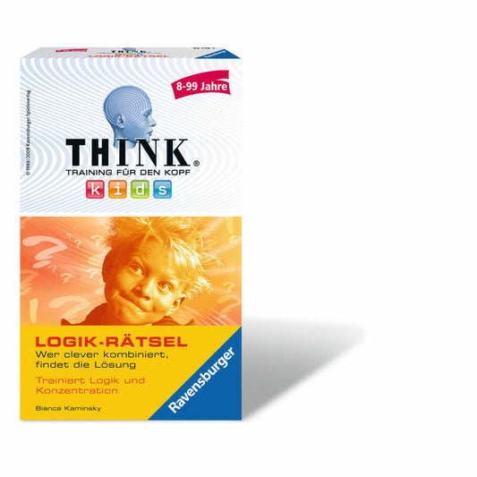 Ravensburger Mitbringspiele Think Kids logic puzzle, logic game, puzzle game, brain teaser, children's game, children's game, 23294 9