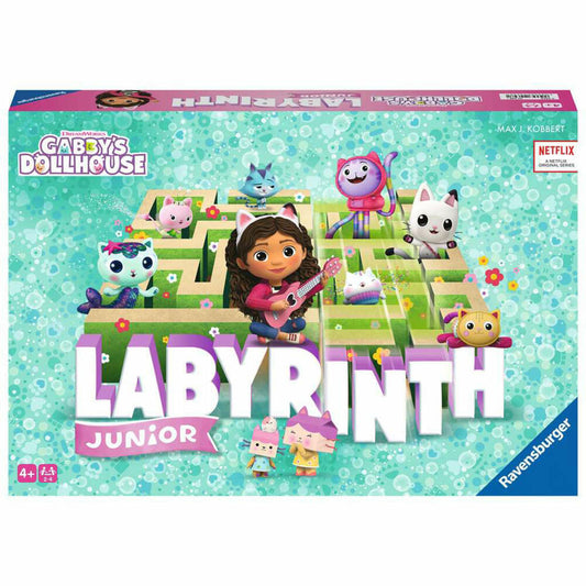 Ravensburger Gabbys Dollhouse Junior Labyrinth, children's game, parlor game, board game, children's game, 22648