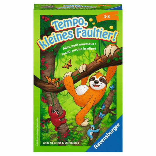 Ravensburger Reisespiel Tempo, kleines Faultier!, für Kinder ab 4 Jahren, 23463