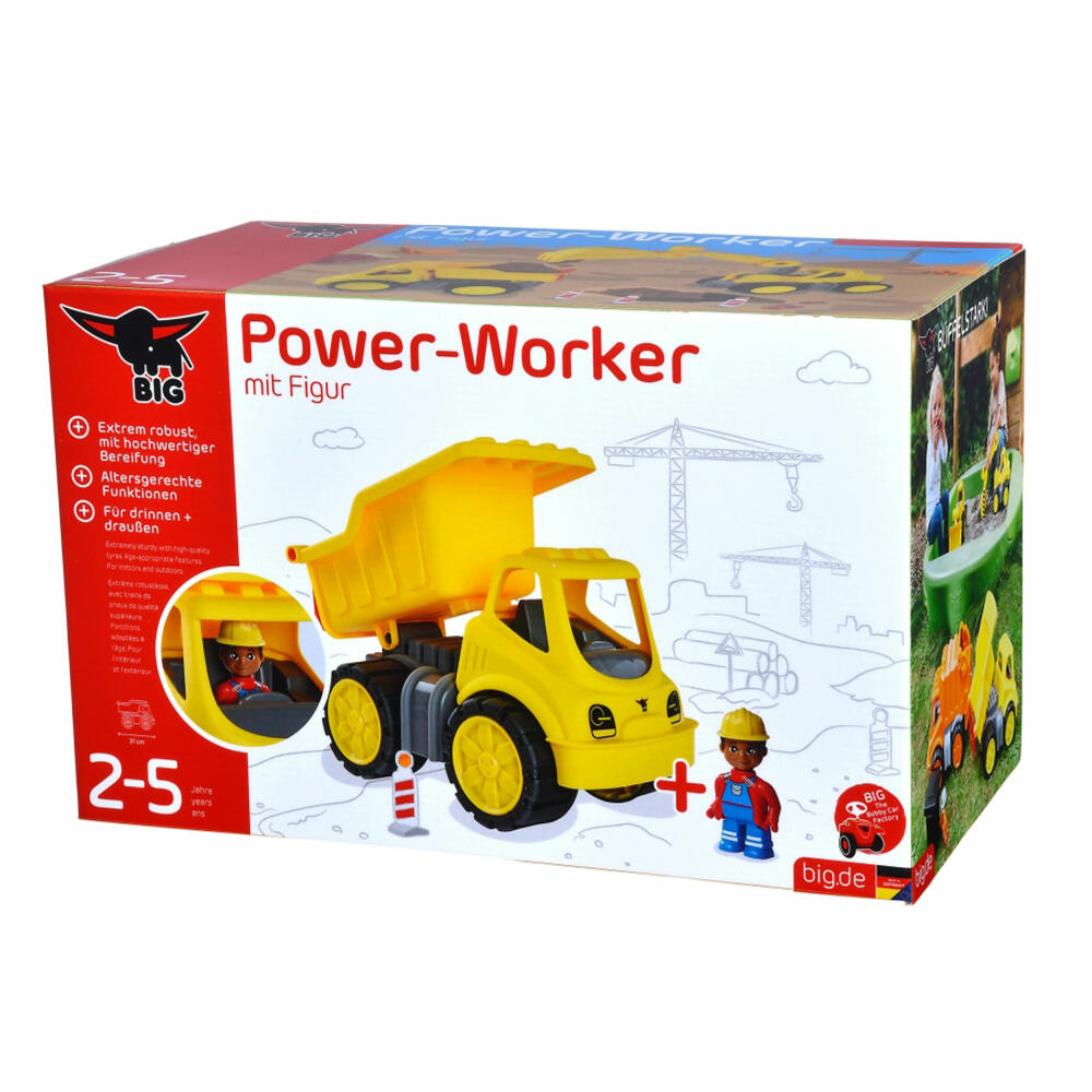 BIG Power Worker Midi Tipper, Sand Toy, Children's Toy, Children, Toy, 800054836