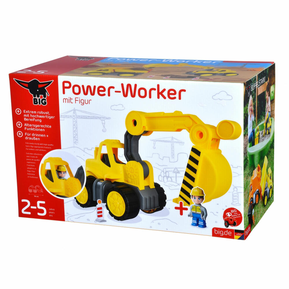 BIG Power Worker Midi Bagger, Sandspielzeug, Kinderspielzeug, Kinder, Spielzeug, 800054835