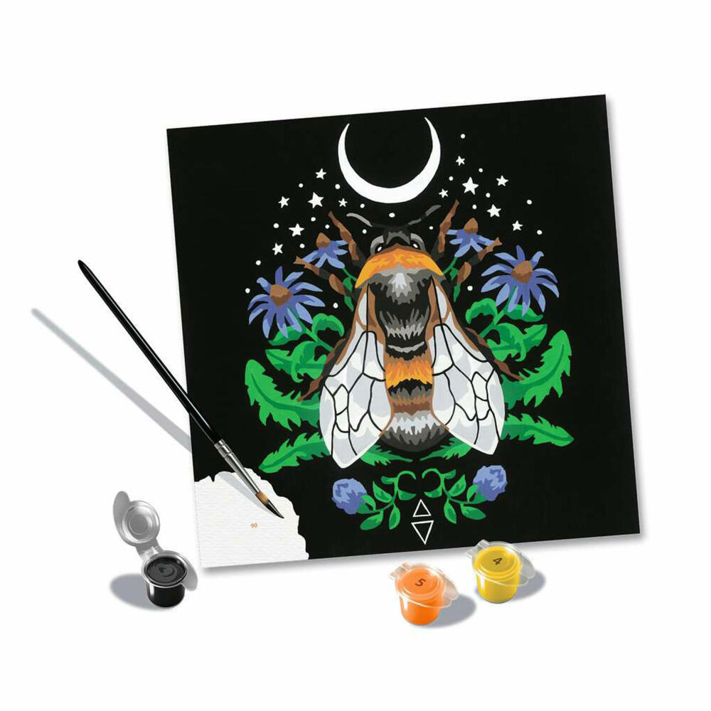 Ravensburger CreArt Pixie Cold: Bee, Painting by Numbers, Painting Set, Coloring Page, Painting, 23512