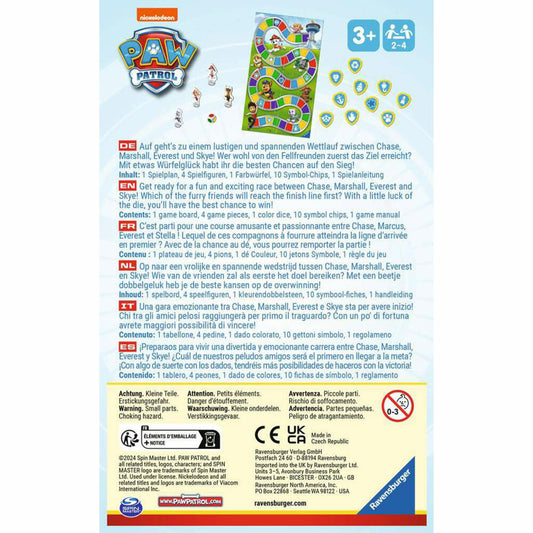 Ravensburger Mitbringspiele Paw Patrol - Auf zur Zentrale!, Laufspiel, Kinderspiel, Kinder Spiel, 22671