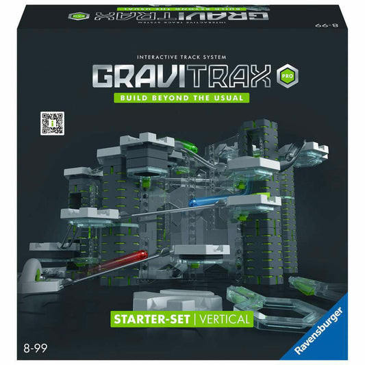 Ravensburger GraviTrax PRO Starter Set Vertical, Interactive Marble Run System, Marble Run, Ball Track, 22426