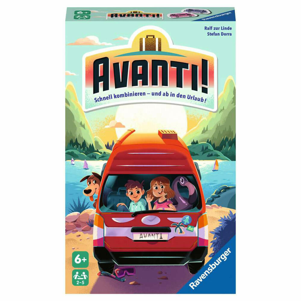 Ravensburger Mitbringspiele Avanti!, Aktionsspiel, Kinderspiel, Kinder Spiel, 22409