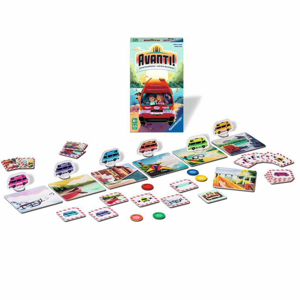 Ravensburger Mitbringspiele Avanti!, Aktionsspiel, Kinderspiel, Kinder Spiel, 22409