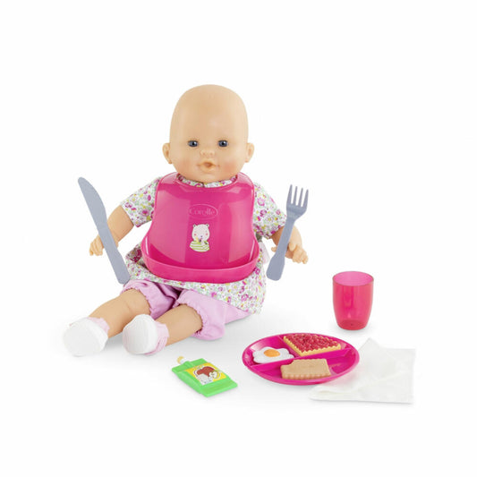 Corolle MGP 36-42cm großes Fütterset, 11-tlg., Tasche, Teller, Puppenzubehör, Puppe, Zubehör, 9000141520