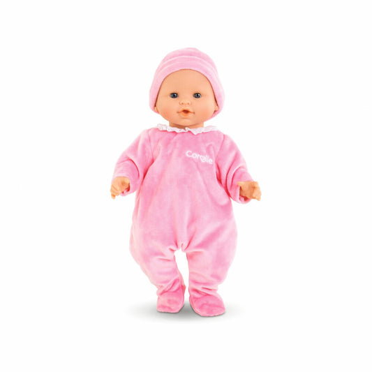 Corolle Pyjama und Mütze Pink, Puppenkleidung, Puppe Kleidung, für alle 36 cm MGP Babypuppen, 9000141130