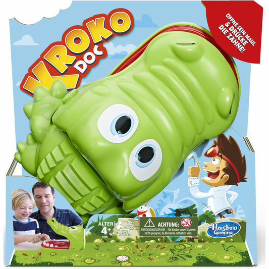 Hasbro Kroko Doc, children's game, family game, board game, children's game, from 4 years, E4898800