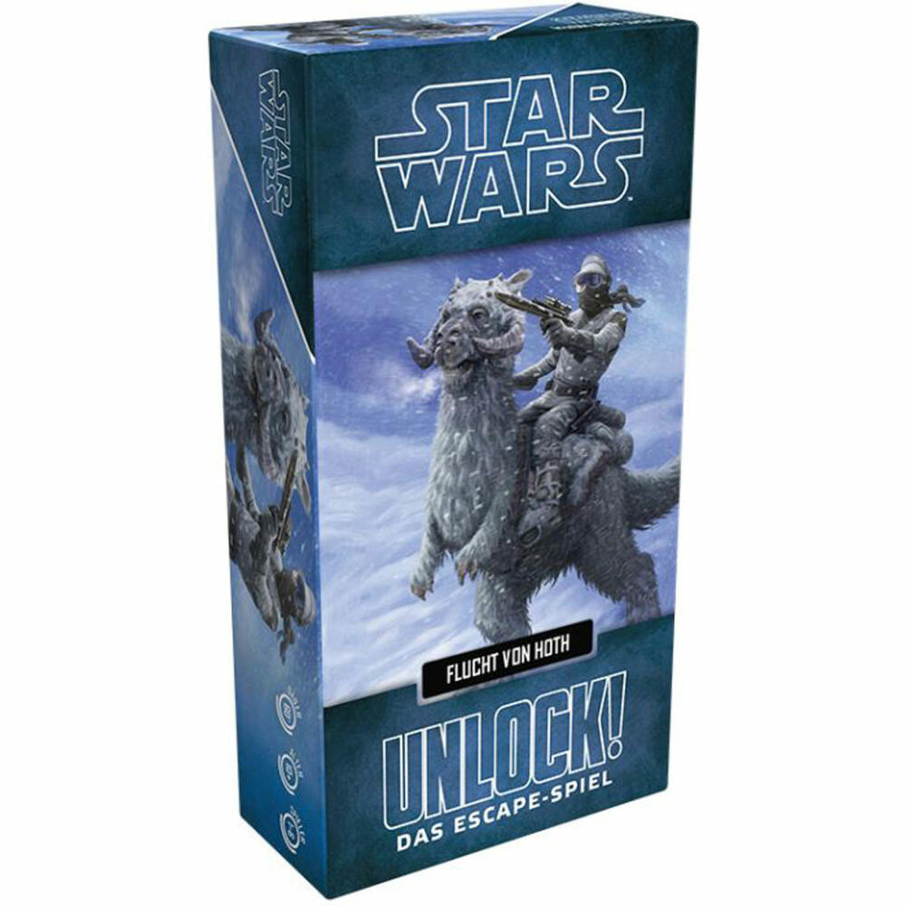 Space Cowboys Unlock! Star Wars Flucht von Hoth Box A, Rätselspiel, Familienspiel, ab 10 Jahren, SCOD0058