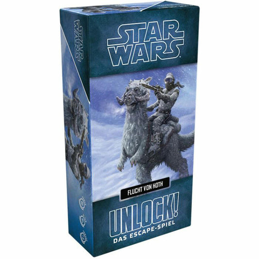 Space Cowboys Unlock! Star Wars Flucht von Hoth Box A, Rätselspiel, Familienspiel, ab 10 Jahren, SCOD0058
