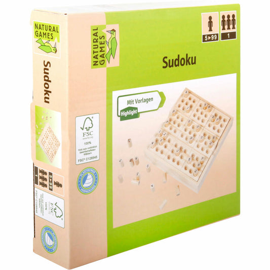 Natural Games Sudoku 14x14x2.5 cm
