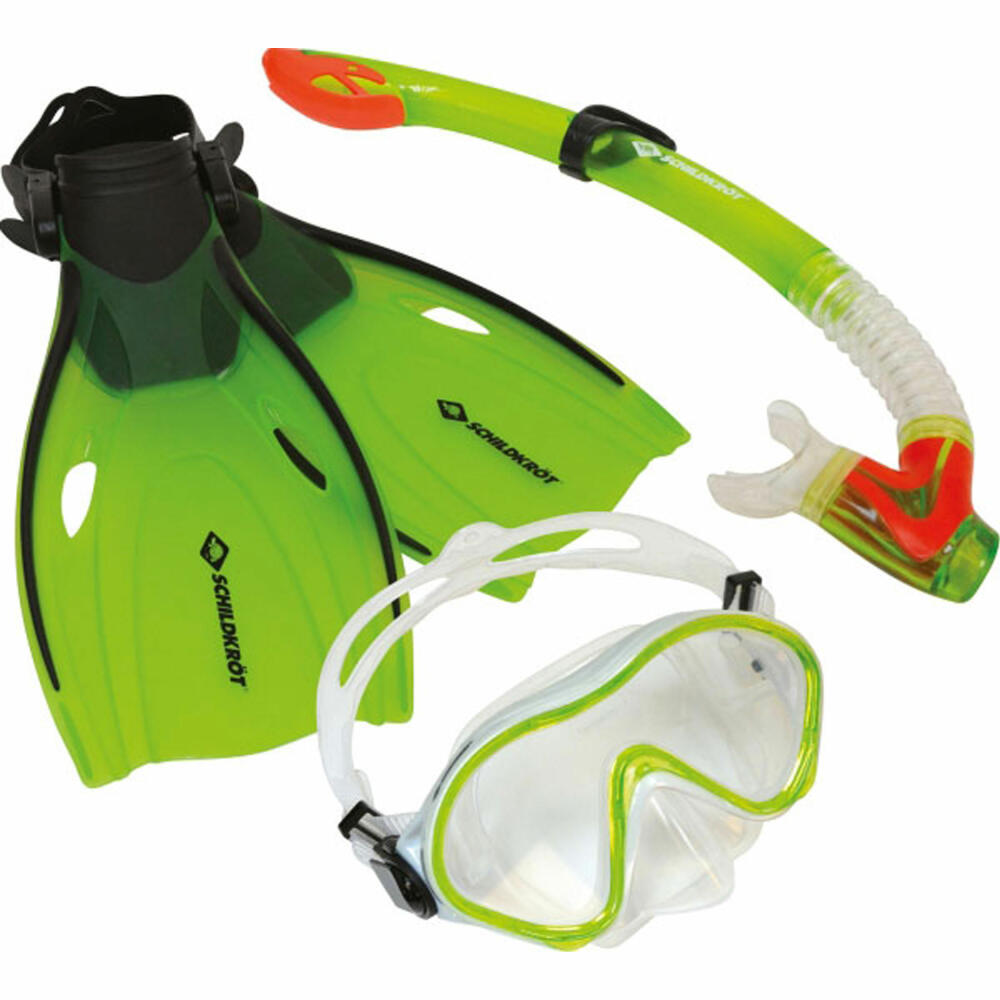 Schildkröt Funsports - Schnorchel Set BERMUDA Junior S/M (3-teilig, im Meshbag)
