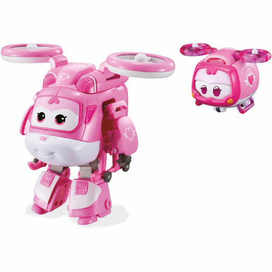 Super Wings TRANSFORMING supercharged Dizzy+Super Pet Dizzy
