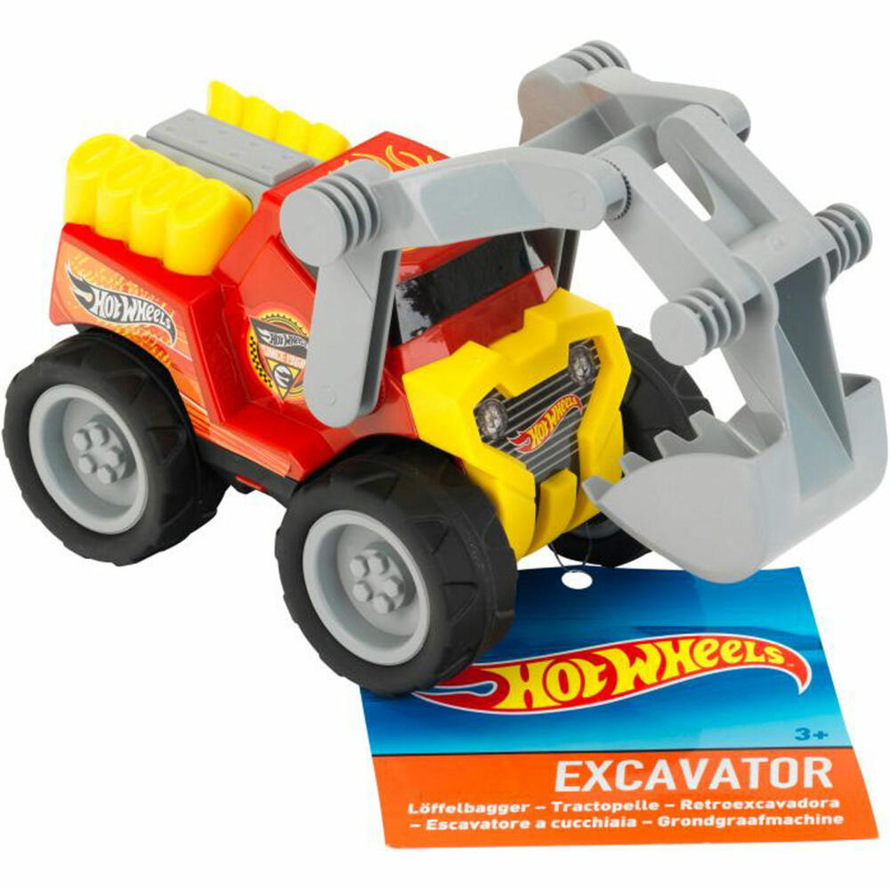 Theo Klein Hot Wheels Backhoe, scale 1:24