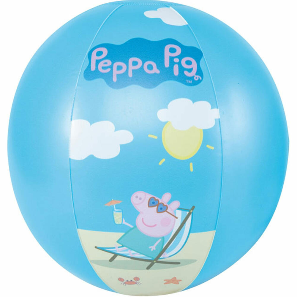 Happy People 16264 Peppa Pig water ball, inflated approx. 29 cm,
