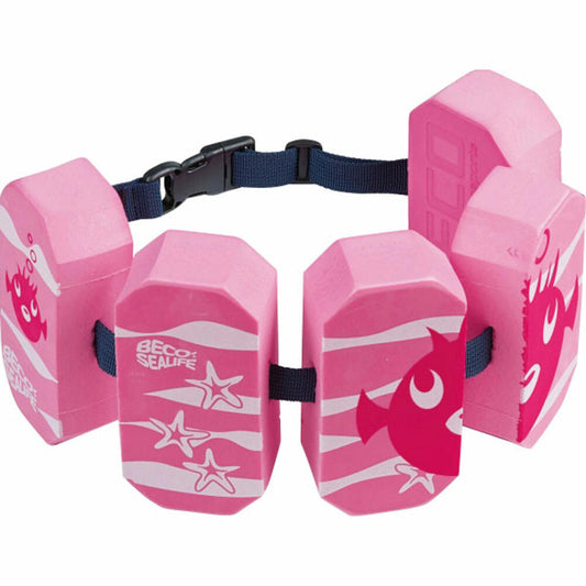 BECO Swimming Belt 5Pads Sealife pink, 2 - 6 years