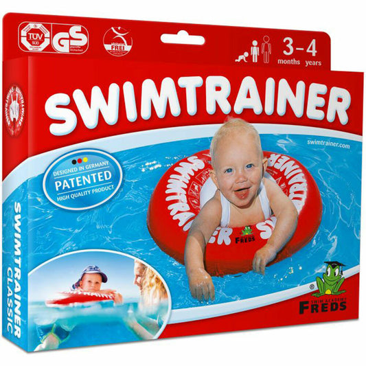 Freds Swimtrainer FREDS SWIMTRAINER Classic Rot, Schwimmreifen, Schwimmhilfe, Schwimmtainer, ab 3 Monate, 10110