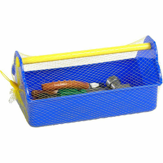 Outdoor active play toolbox with tools, 6 pieces