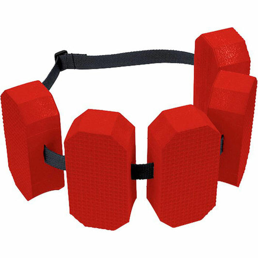 BECO swimming belt, with 5 pads, swimming ring, swimming aid, swimming belt, from 15 kg, red, 9662