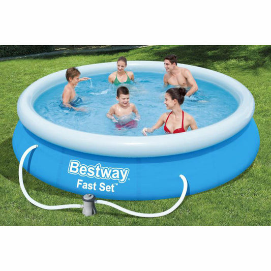 Bestway Deutschland GmbH Fast Set Pool Set, round, with filter pump 366 x 76 cm