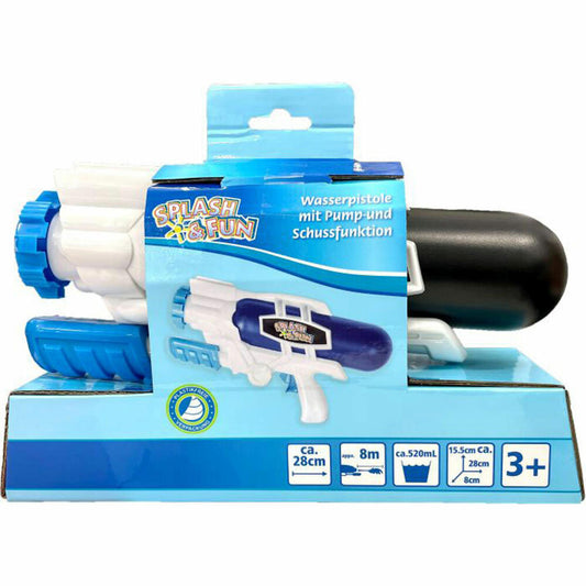 Splash&amp;Fun Splash &amp; Fun water pistol with pump and shooting function 28 cm