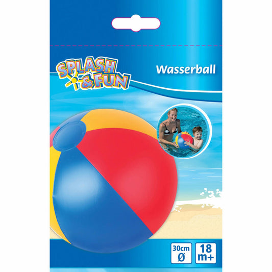 Splash&Fun Strandball Uni, Wasserball, Wasser Ball, Wasserspielzeug, PVC, Ø 30 cm, 77802347