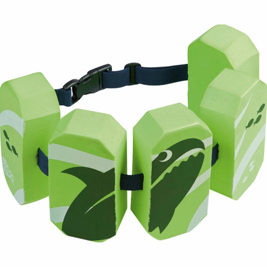 BECO swimming belt, with 5 pads, swimming ring, swimming aid, swimming belt, from 2 years, Sealife Green, 96071-8