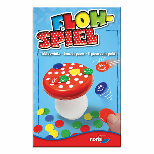 Noris Flohspiel, Familienspiel, Geschicklichkeitsspiel, Spiel, Gesellschaftsspiel, Kunststoff, 606144010