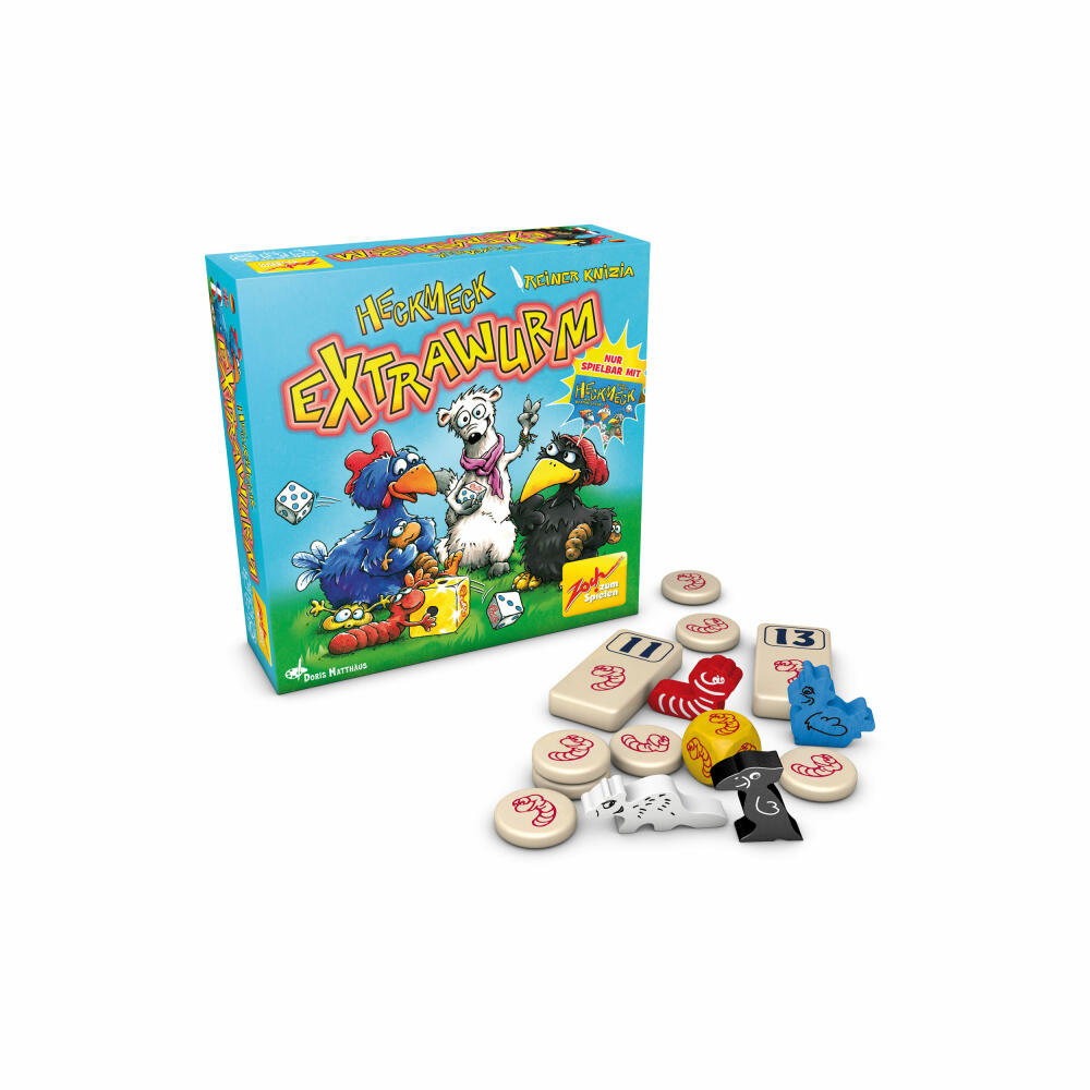 Zoch Heckmeck Extrawurm, dice game, game, dice, board game, wood, 601105081