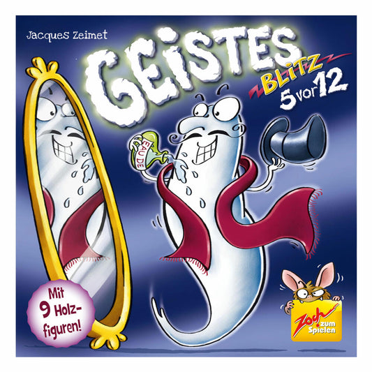 Zoch Geistesblitz 5 vor 12, Kartenspiel, Reaktionsspiel, Karten, Gesellschaftsspiel, Holz, 601105054