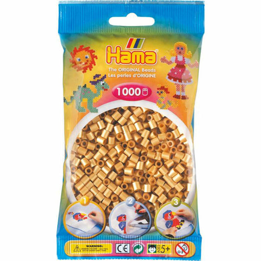 Hama Bügelperlen Midi - Gold 1000 Perlen