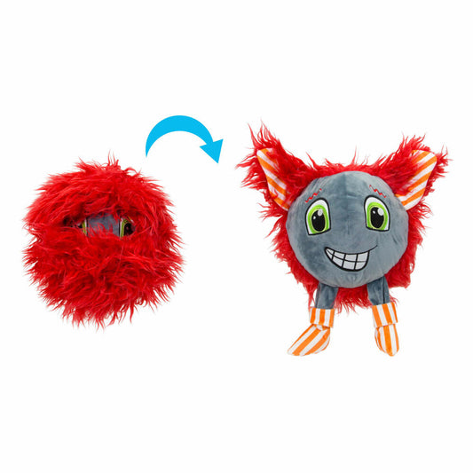 Simba Furlocks large plush monster Nox, cuddly toy, plush toy, toy, red, fabric, 20 cm, 105951501NOX