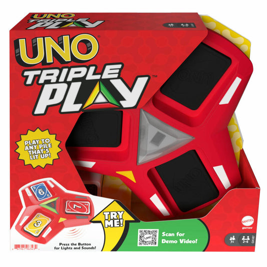 Mattel HCC21 UNO Triple Play