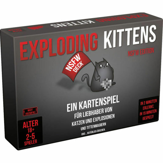 Asmodee Exploding Kittens Not Safe For Work (NSFW) Edition