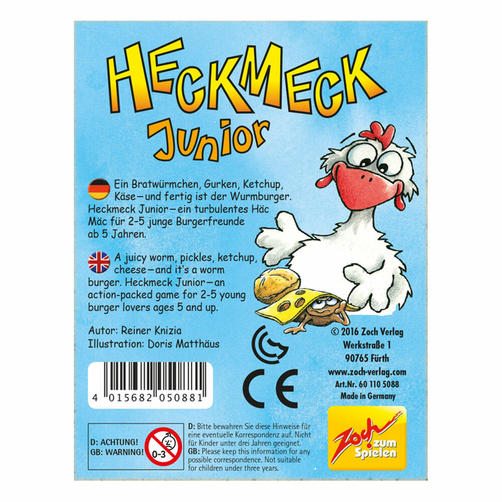 Zoch Heckmeck Junior, Würfelspiel, Spiel, Würfel, Gesellschaftsspiel, Holz, 601105088