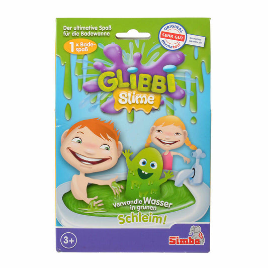 Simba Glibbi Slime, Schleim, Glibber, Badeschleim, Schleimbad, Badespielzeug, Beutel, 150 g, 105954666