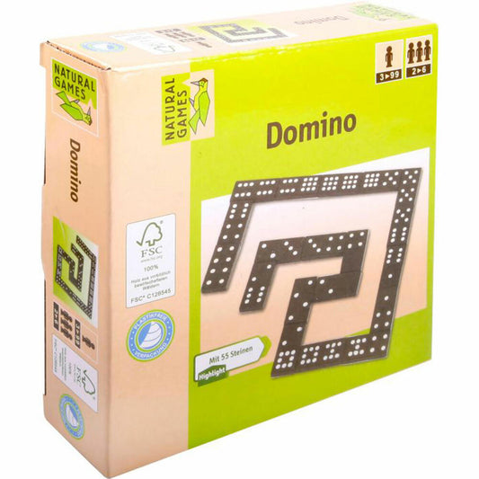 Natural Games Domino, family game, children's game, board game, from 3 years, 60523983