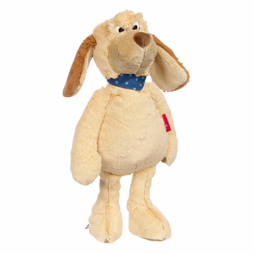 sigikid Mood Pets Hund, Kuscheltier, Plüschtier, verstellbare Mimikfalte, Stofftier, Polyester, 42961
