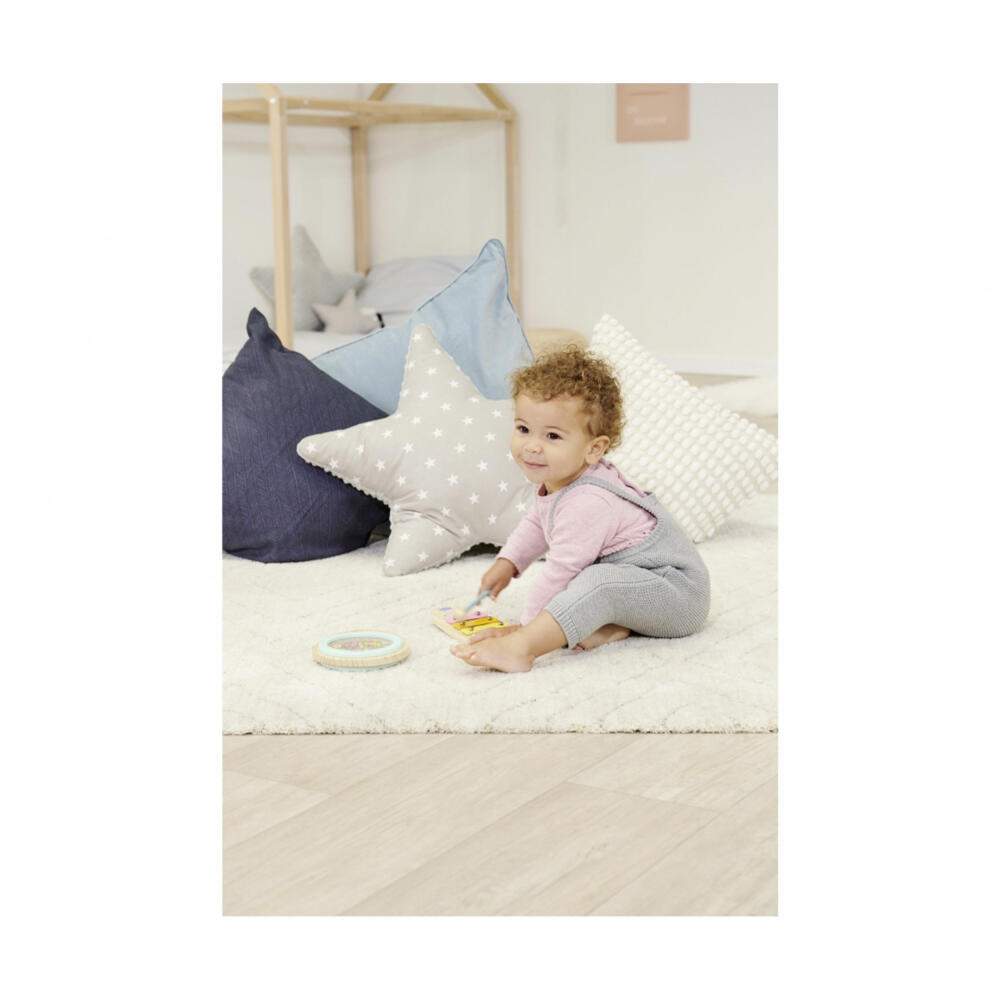 Eichhorn Peppa Pig / Wutz wooden music set, 2-piece, hand drum, xylophone, musical instrument, children, 109265761