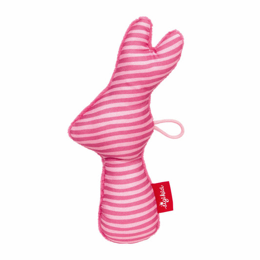 sigikid RedStars Greifling Hase, Greifspielzeug, Rassel, Baby Spielzeug, Polyester, 42892