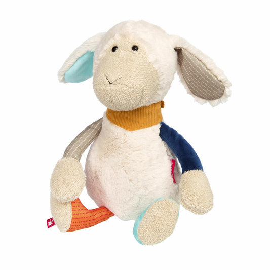 sigikid Patchwork Sweety Sheep, Cuddly Toy, Plush Toy, Stuffed Toy, Polyester, 35 cm, 42856