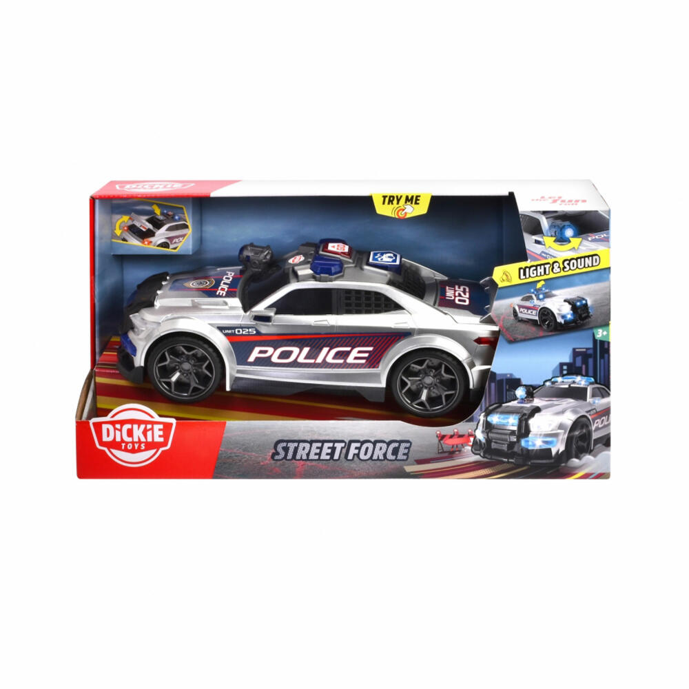 Dickie Toys Special Unit Street Force, Spielzeugauto, Polizeiauto, Polizei, Spielzeug, Auto, 203307004